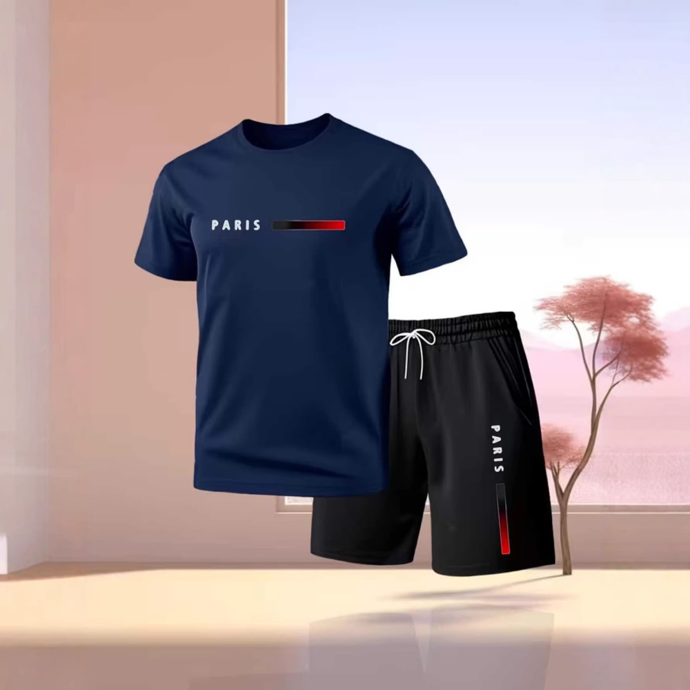 Running Gear Outfit - Completo Sportivo Traspirante da Uomo, Maglietta