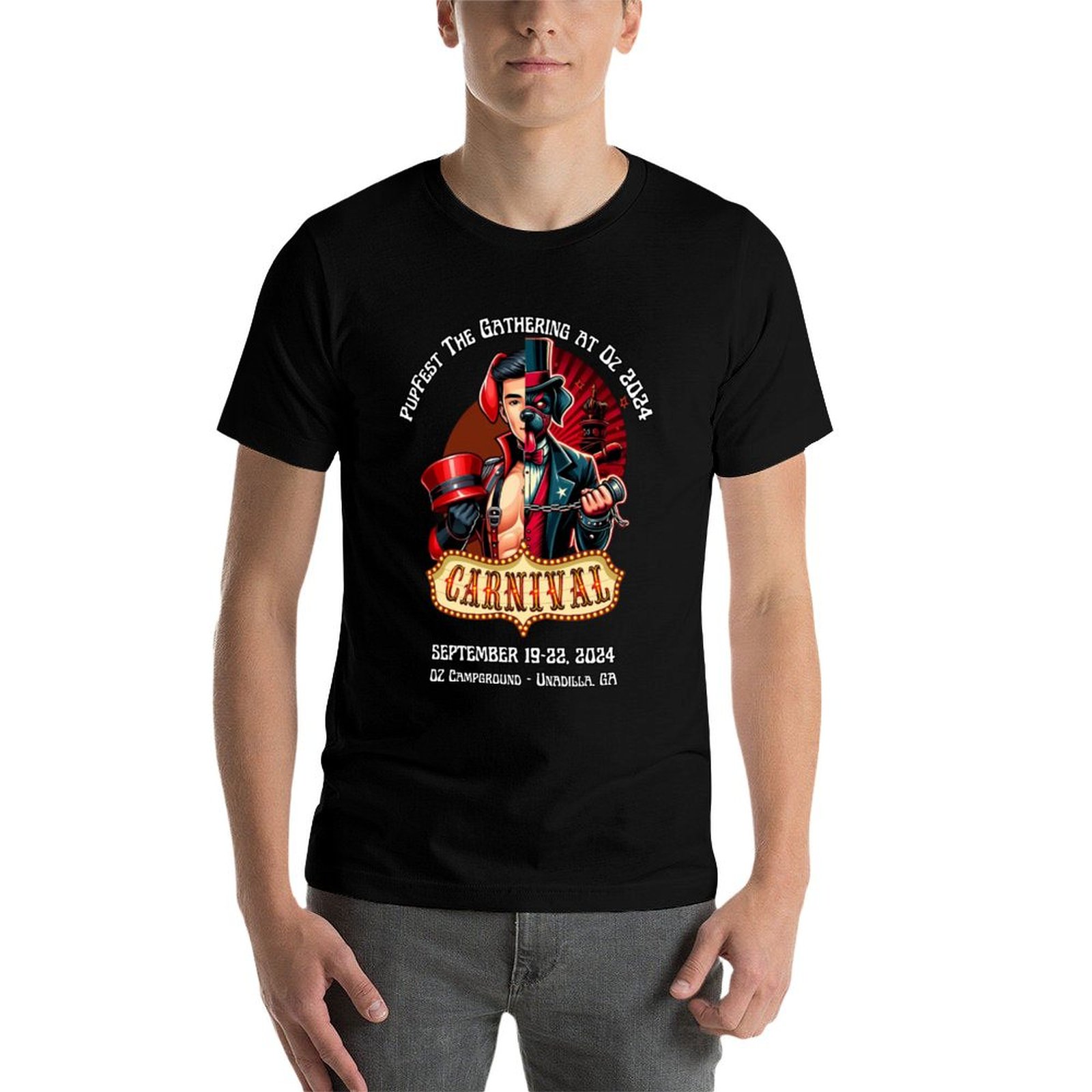 T-shirt con logo PupFest 2024, - Running Gear Logos recensione e prezzo
