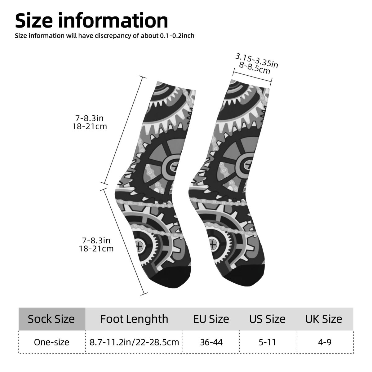 Ingranaggi Calze con ruote vin - Running Gear Gifts recensione e prezzo